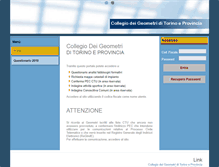Tablet Screenshot of geometritorino.org